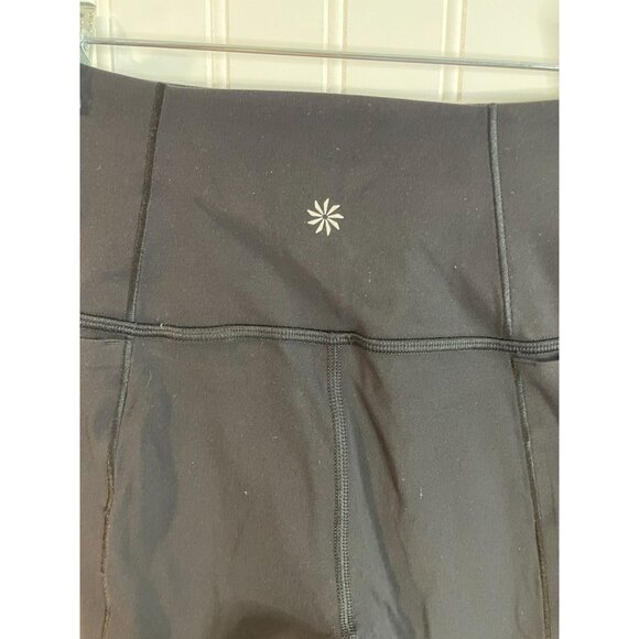 Athleta Transcend Stash Crop Straight Leg Pant size XXS Black Brand New - Picture 10 of 16